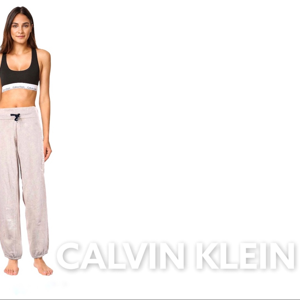 tan cream Calvin Klein Joggers sweatpants
